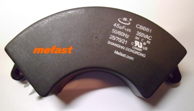 CBB61 45uF 350VAC Round Cap